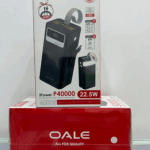 Oale ipower P40000 40000mah power bank 4 usb charging port type c, ios and (black berry) charging port 22.5w fast charging florescent lights long lasting Oale ipower P40000 40000mah power bank 4 usb charging port type c, ios and (black berry) charging port 22.5w fast charging florescent lights long lasting